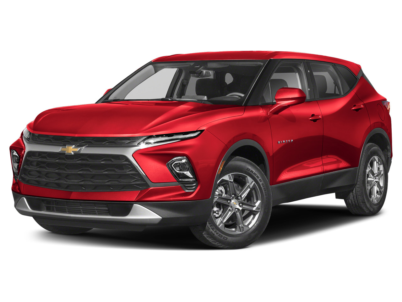 2023 Chevrolet Blazer RS in Black — front three-quarter view