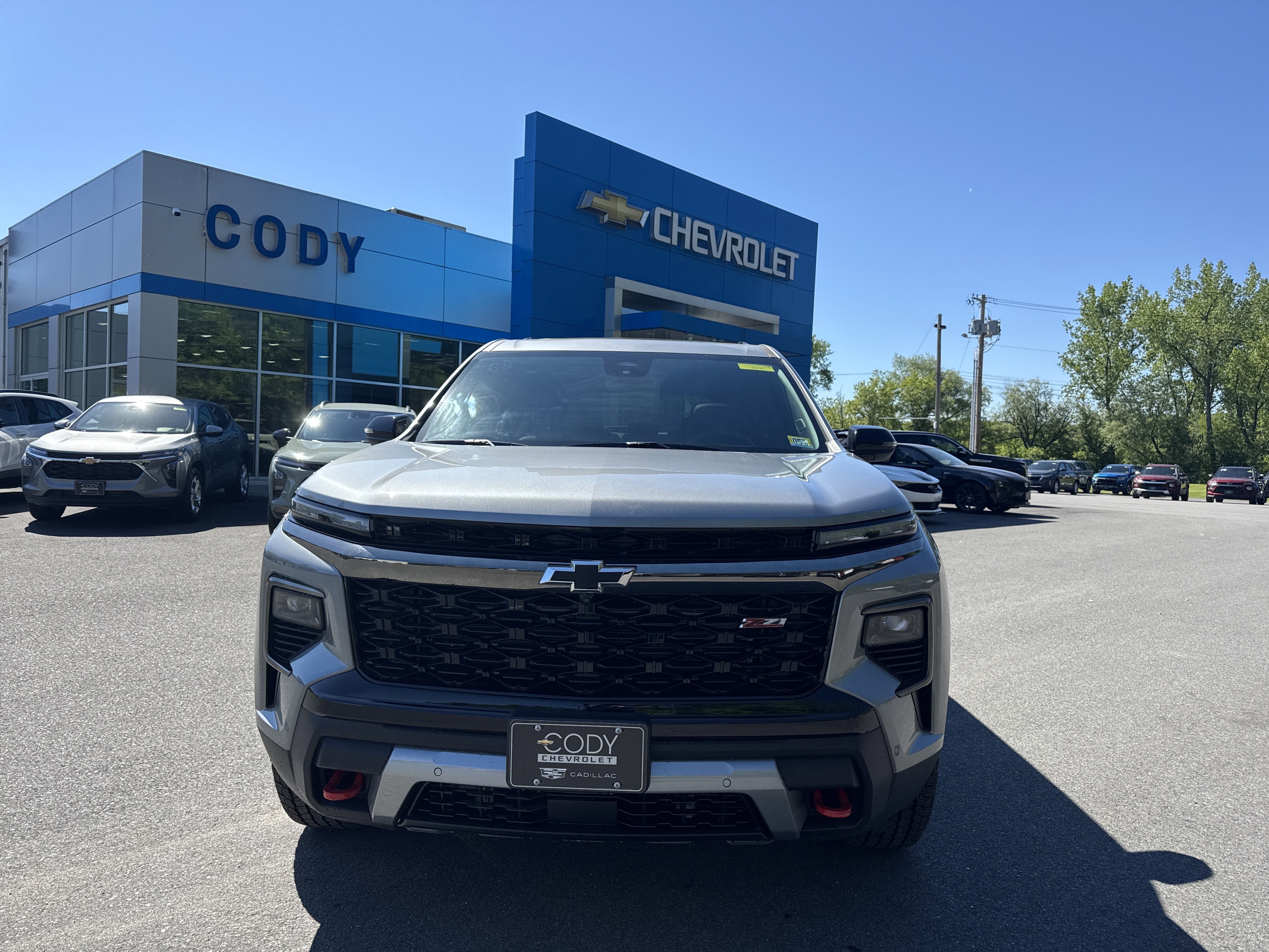2026 Chevrolet Traverse Z71 in Sterling Gray Metallic — front three-quarter view