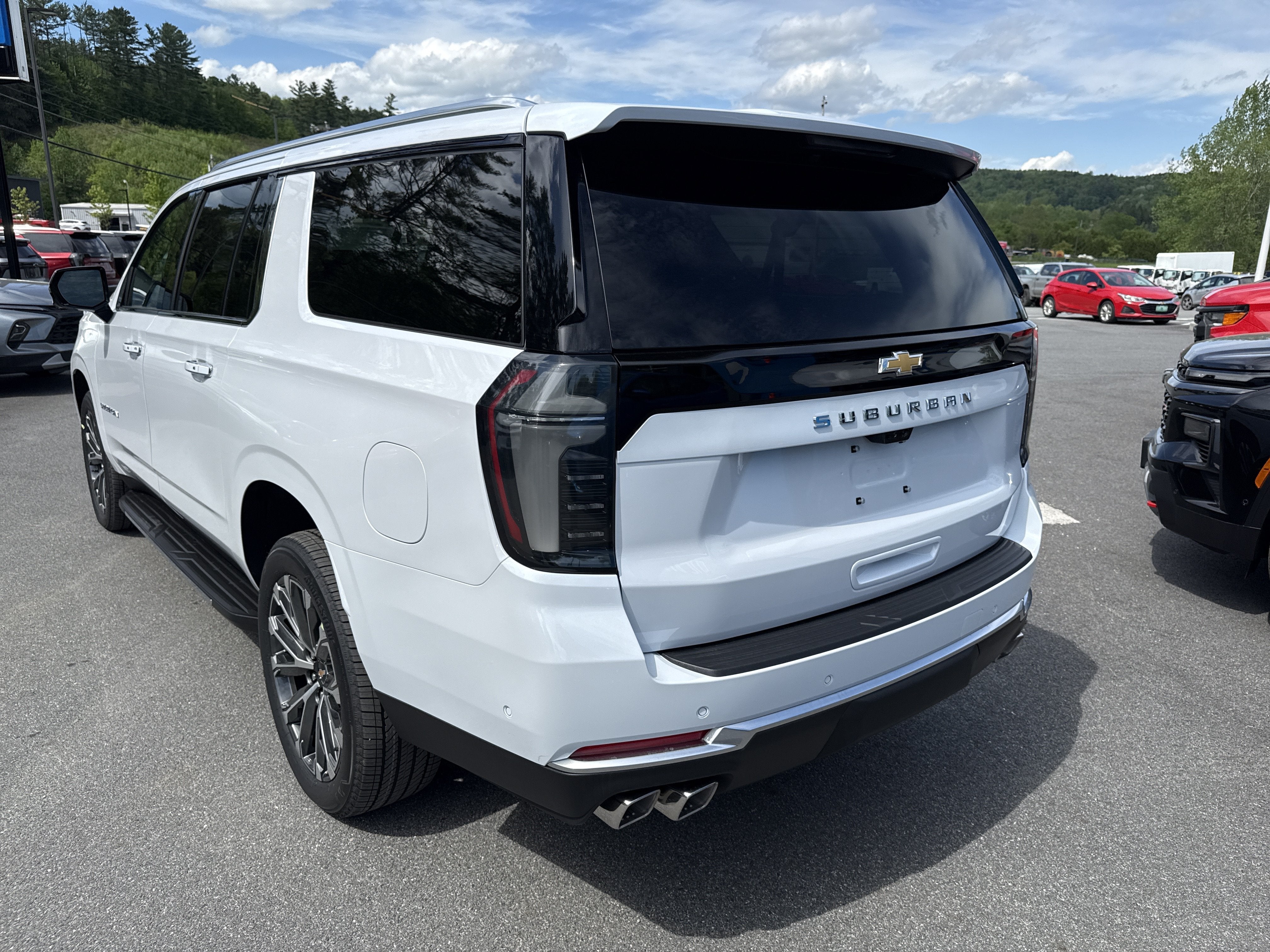 2026 Chevrolet Suburban — rear three-quarter view