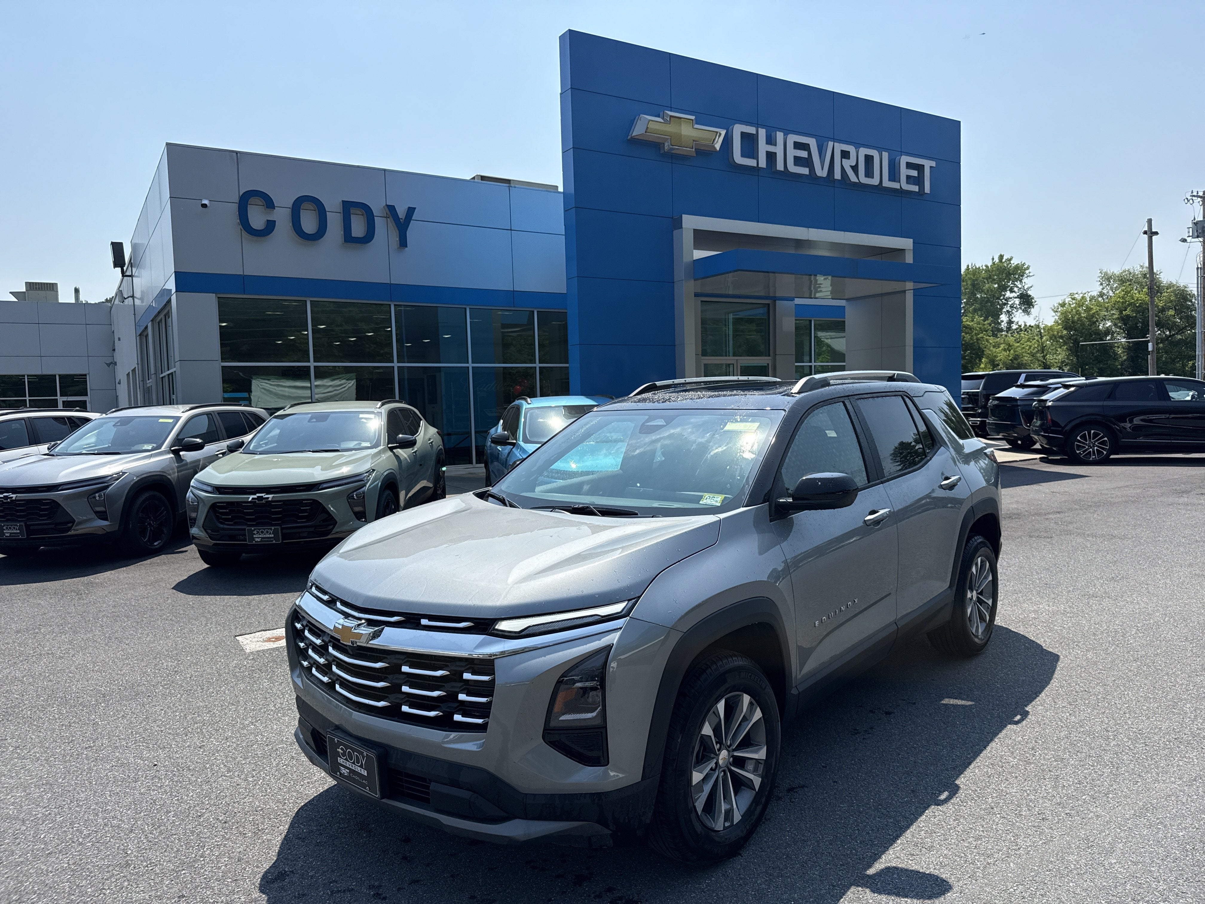 2026 Chevrolet Equinox LT in Sterling Gray Metallic — front three-quarter view
