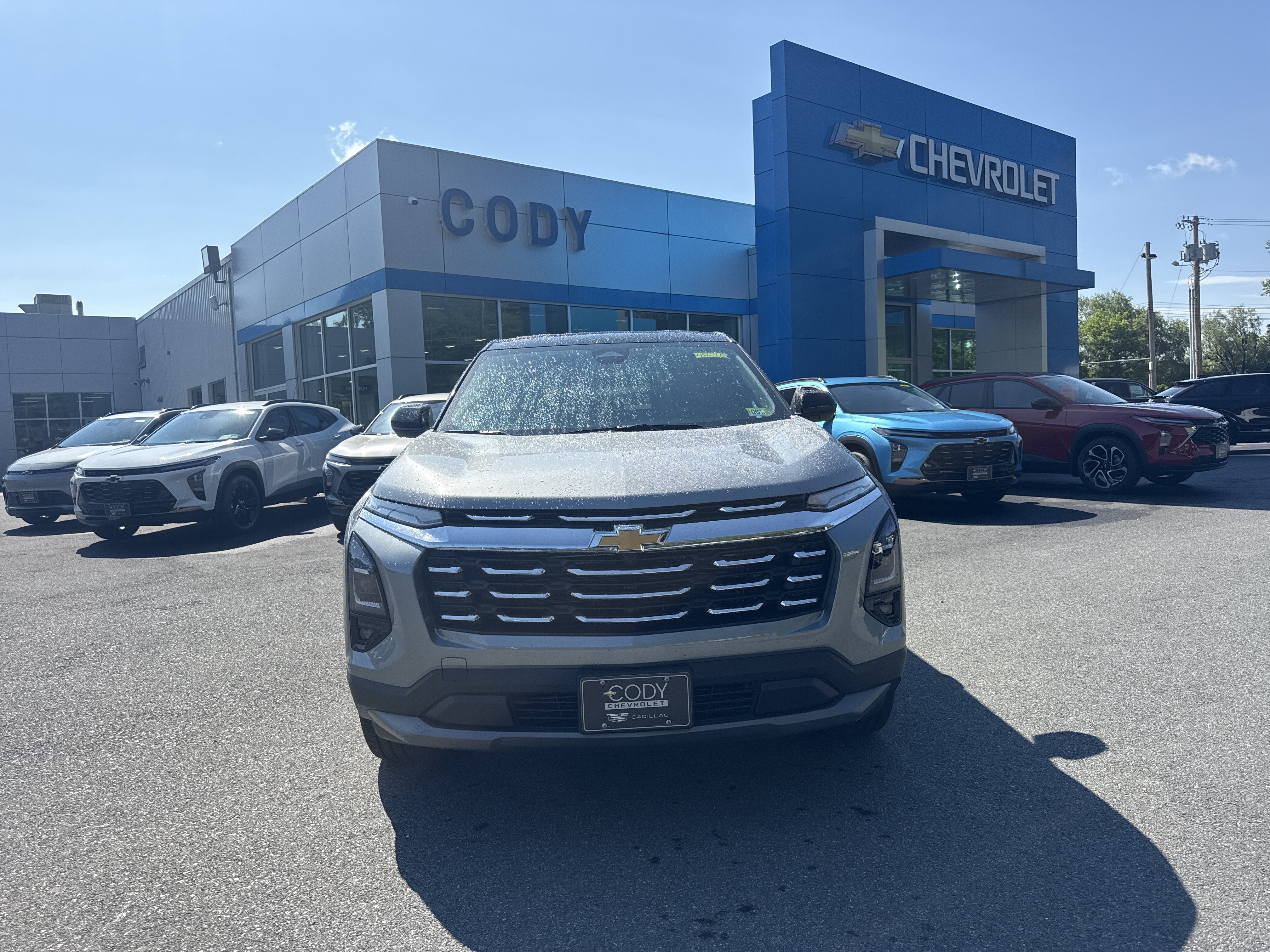 2026 Chevrolet Equinox LT in Sterling Gray Metallic — front three-quarter view