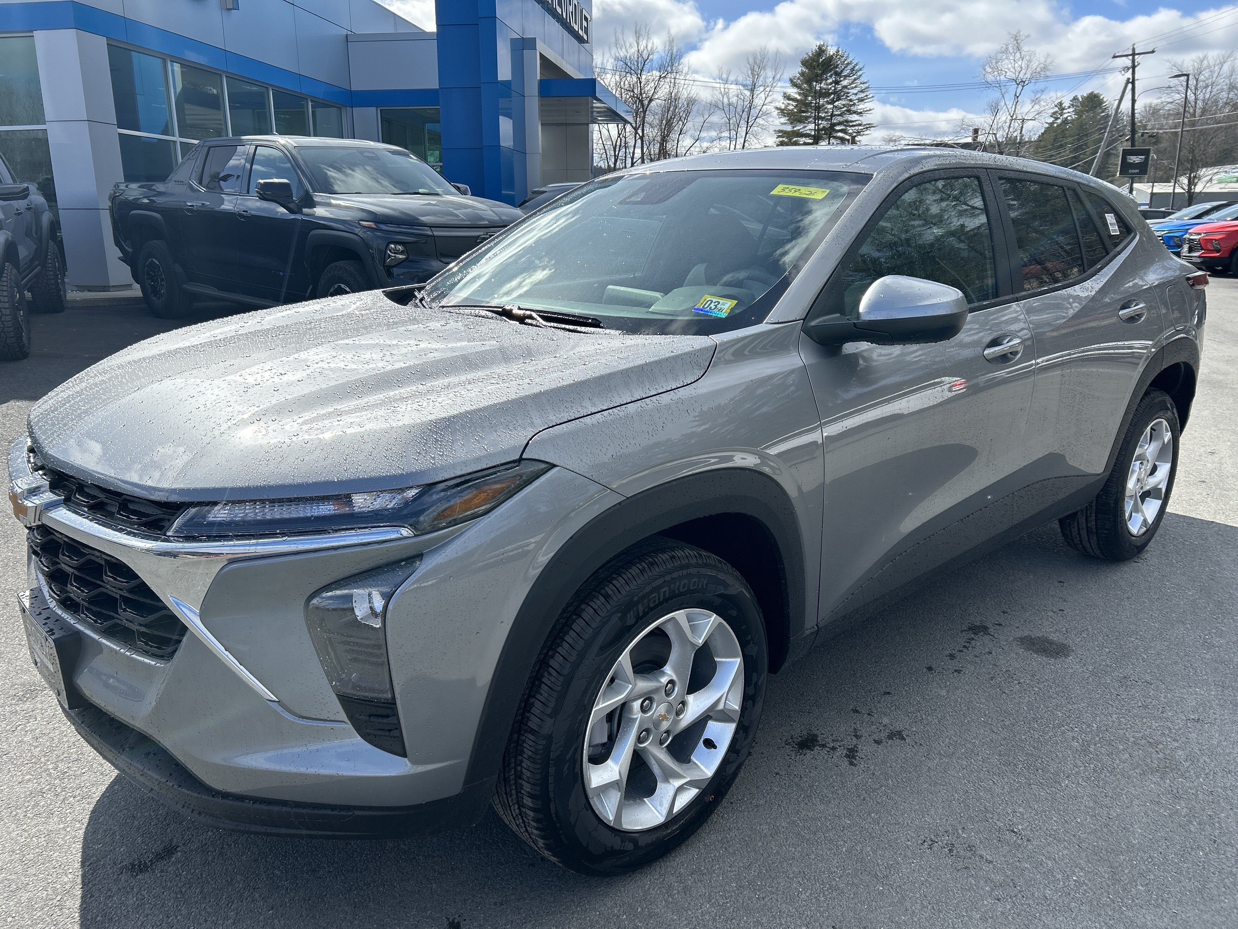 2026 Chevrolet Trax LS in Sterling Gray Metallic — front three-quarter view